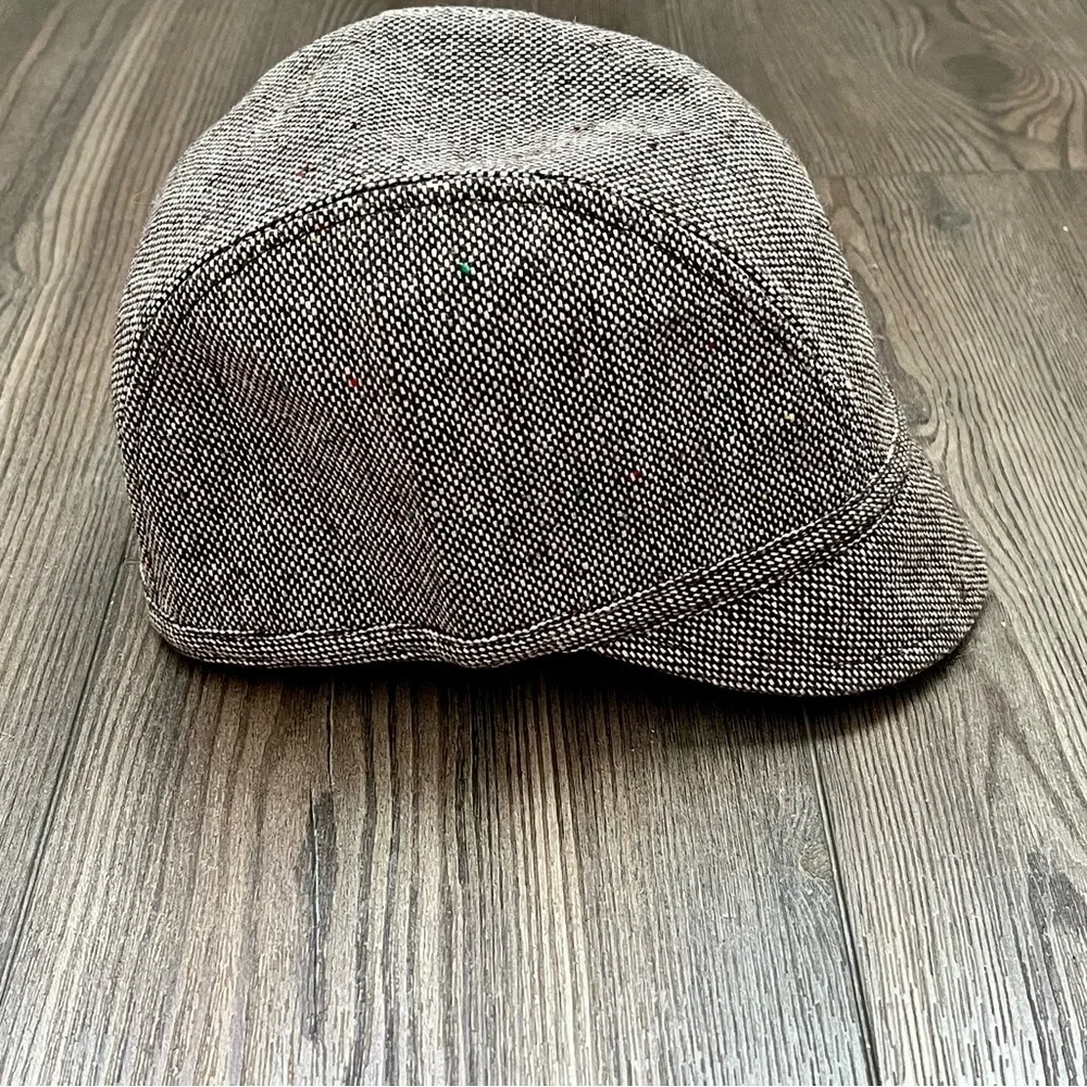 Men's Gray Tweed Cap